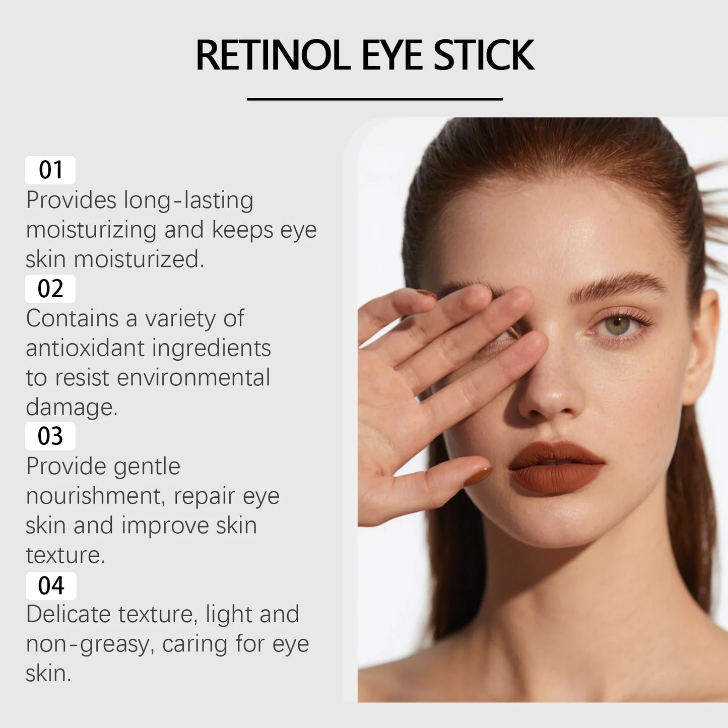 Retinol Eye Cream Stick – Dark Circles, Puffiness & Wrinkles