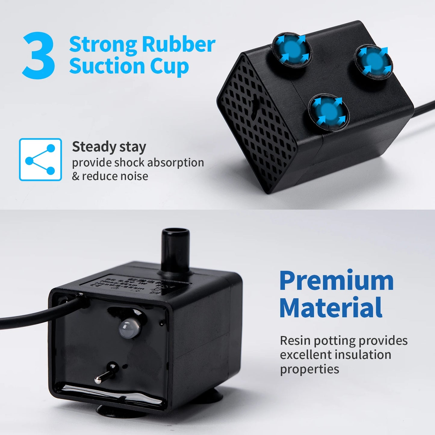Water Pump Pet Cat Dispenser Anti Dry Burning Motor Replacement Dog