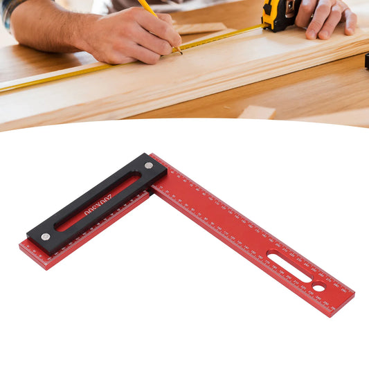 Right Angle Woodworking 300x200mm L Shape Aluminum Alloy Framing with Stop Fence Woodworking Peaceful Pleasures Health and Wellness