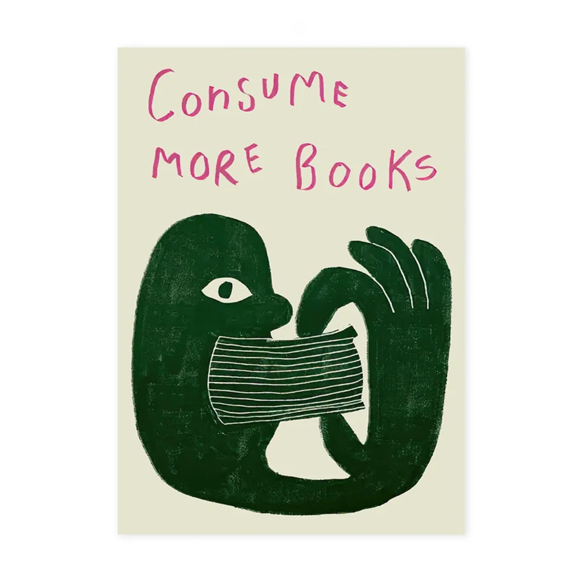 Read More Books Abstract Canvas Wall Art Print | Unframed