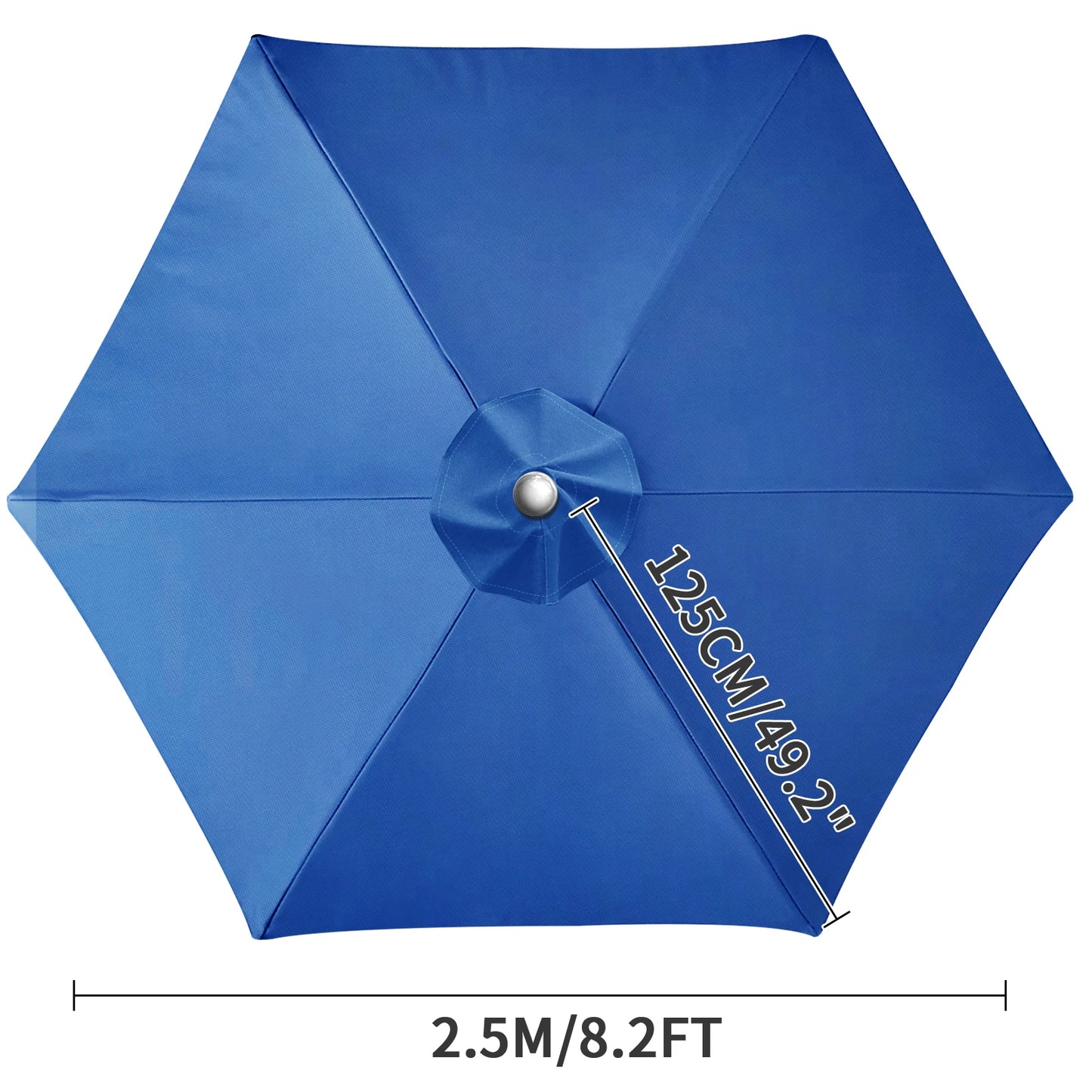 Waterproof Patio Umbrella Replacement Canopy | 6 & 8 Ribs