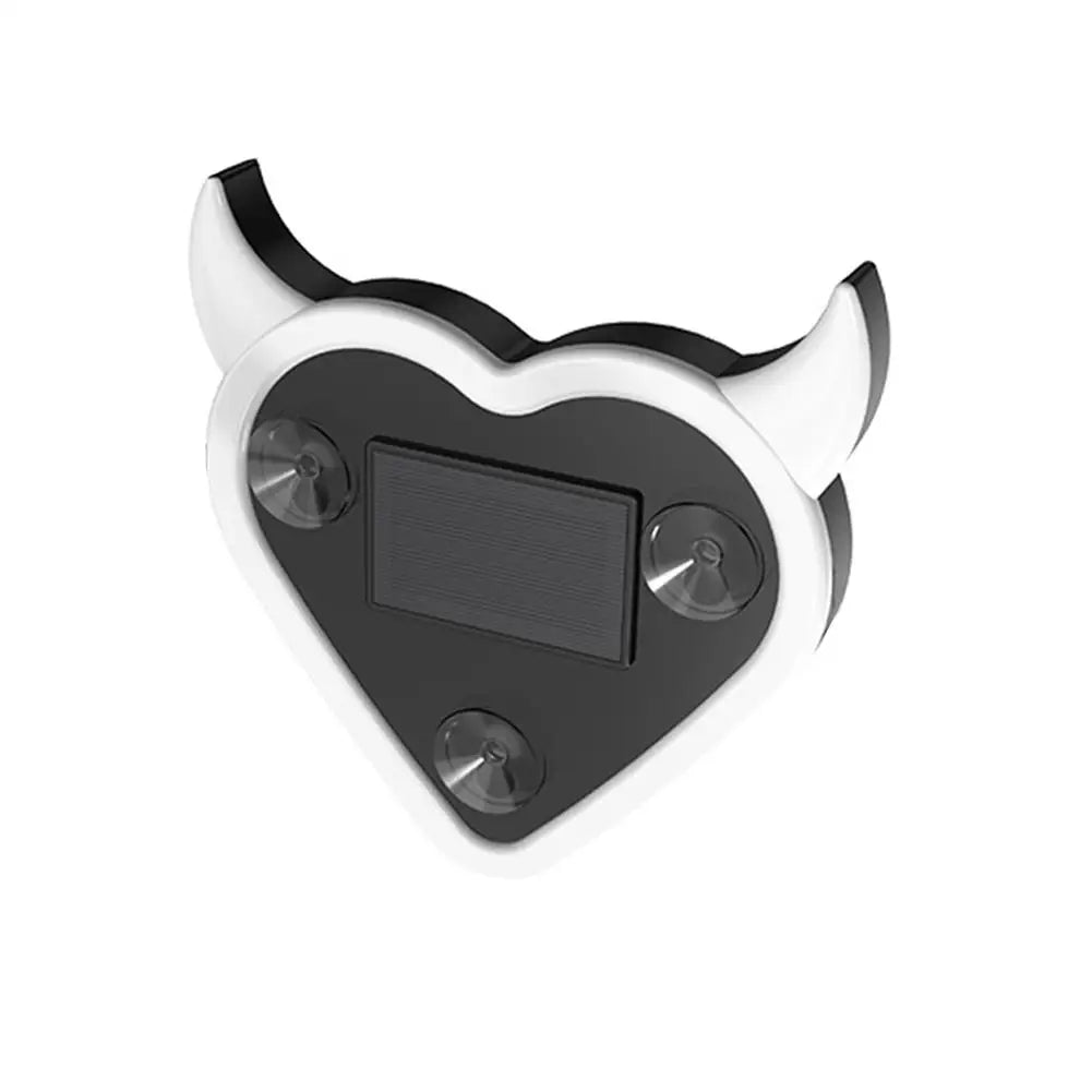 Solar Heart LED Car Ambient Neon Light | USB Rechargeable