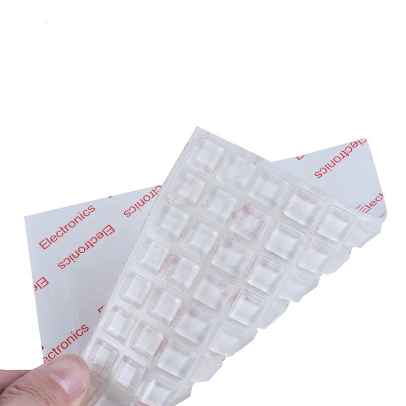 Self-Adhesive Clear Silicone Cabinet Door Bumpers & Cushion Pads
