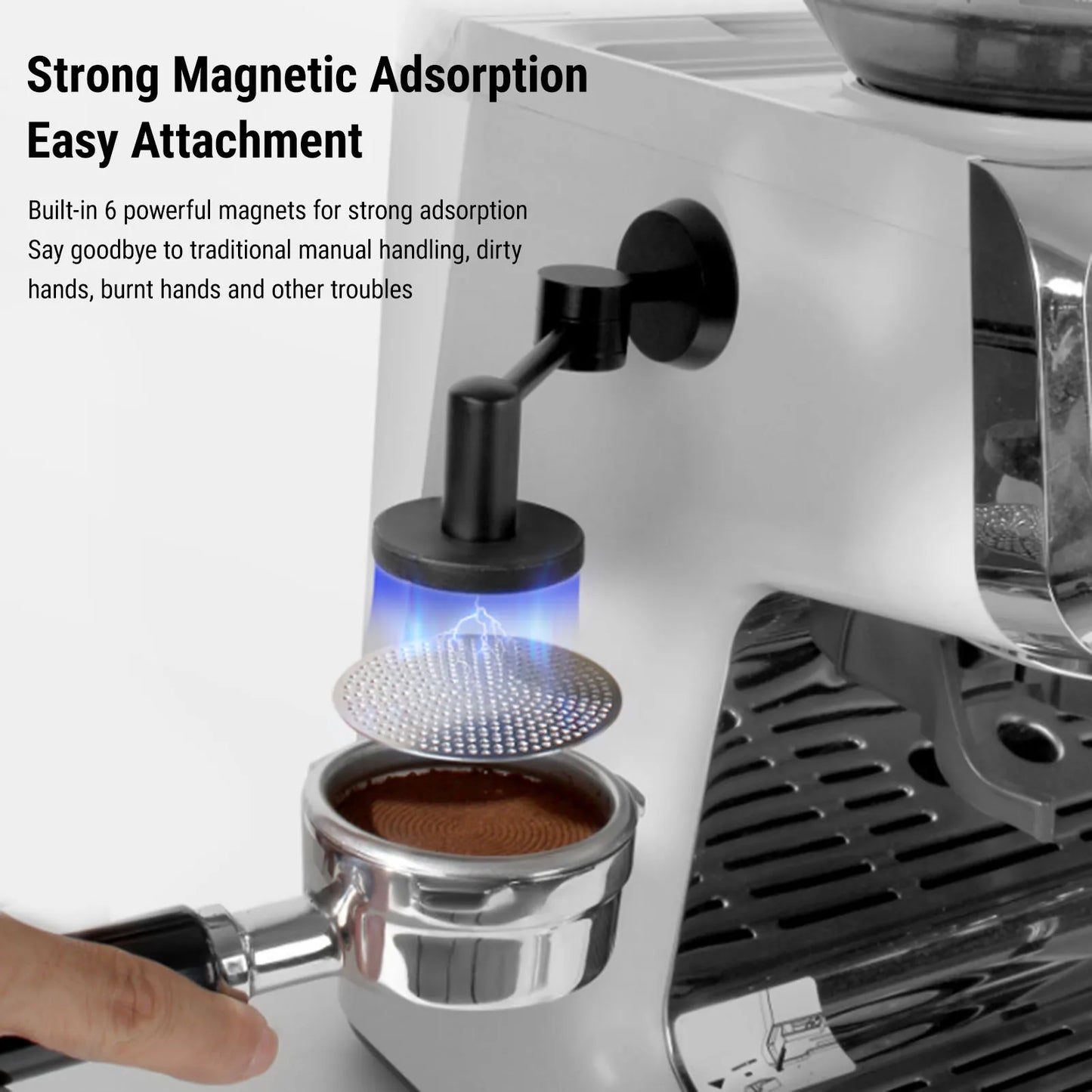 Magnetic Puck Screen Stand | Aluminum Alloy Espresso Filter Rack