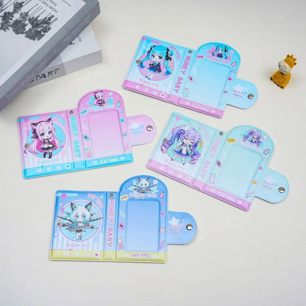 Anime 3-inch Photo Credit Card Album Starchase Edu Small Storage Mini