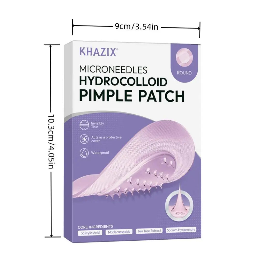Microneedle Acne Patches 24PCS – Hydrocolloid Pimple Stickers