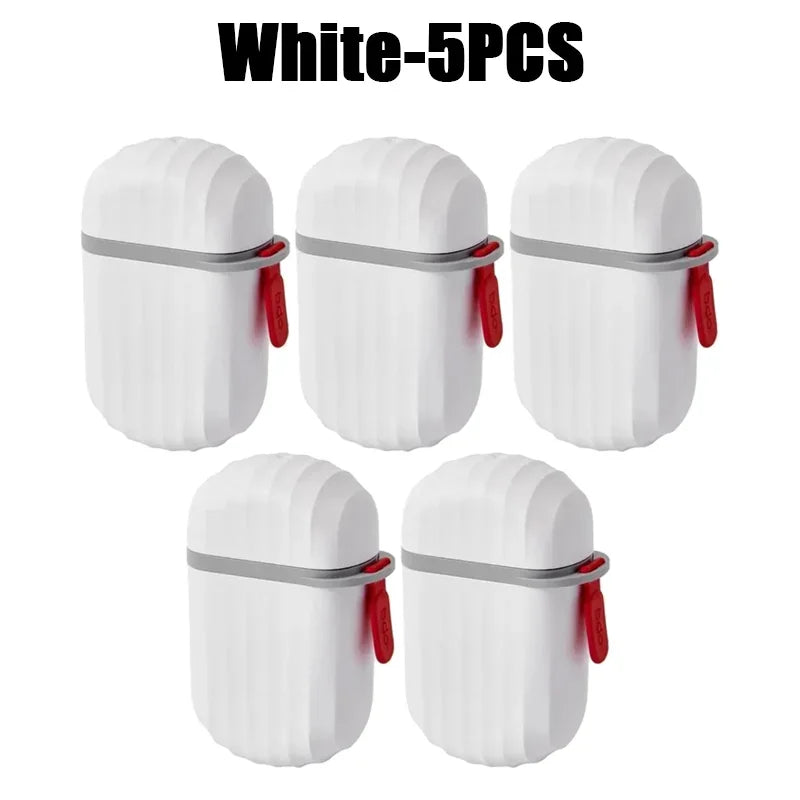 Portable Travel Soap Box with Lid, Drain & Leak-Proof Case