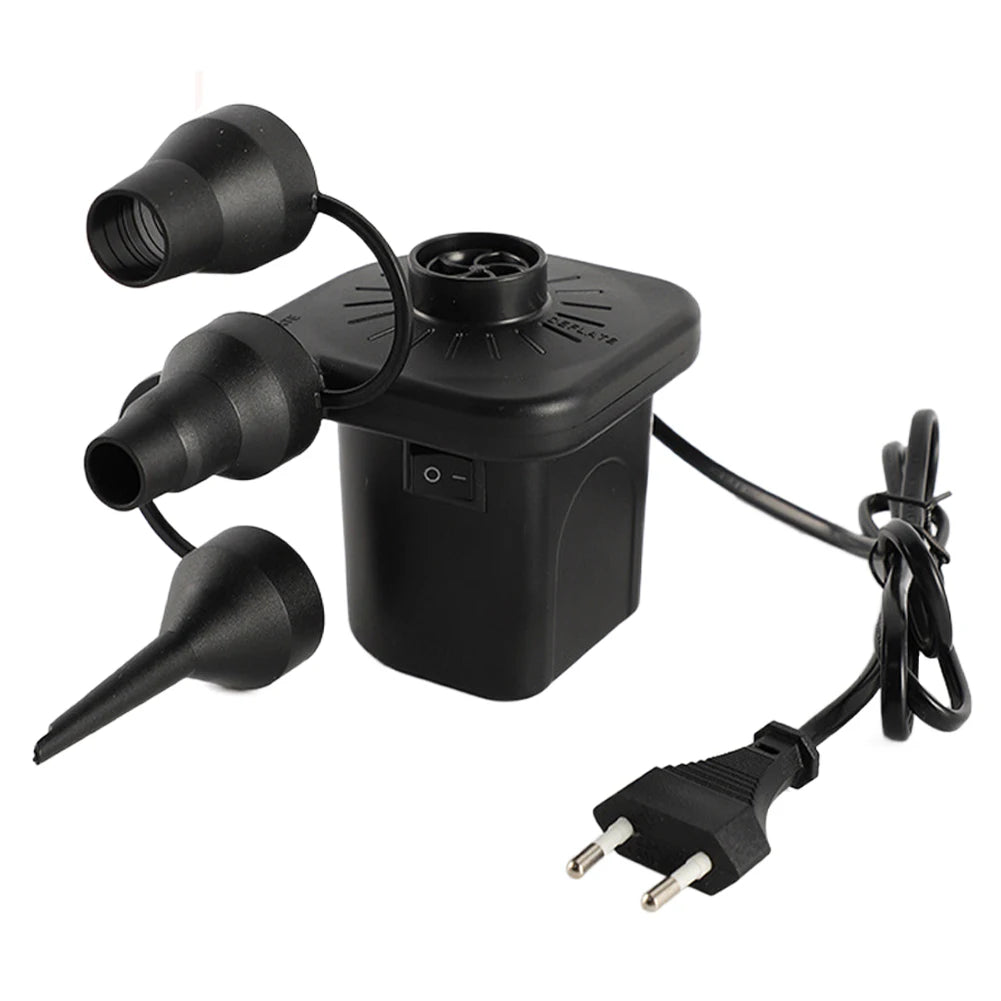 Electric Air Pump 3 Nozzles – Portable Inflator & Deflator Pump