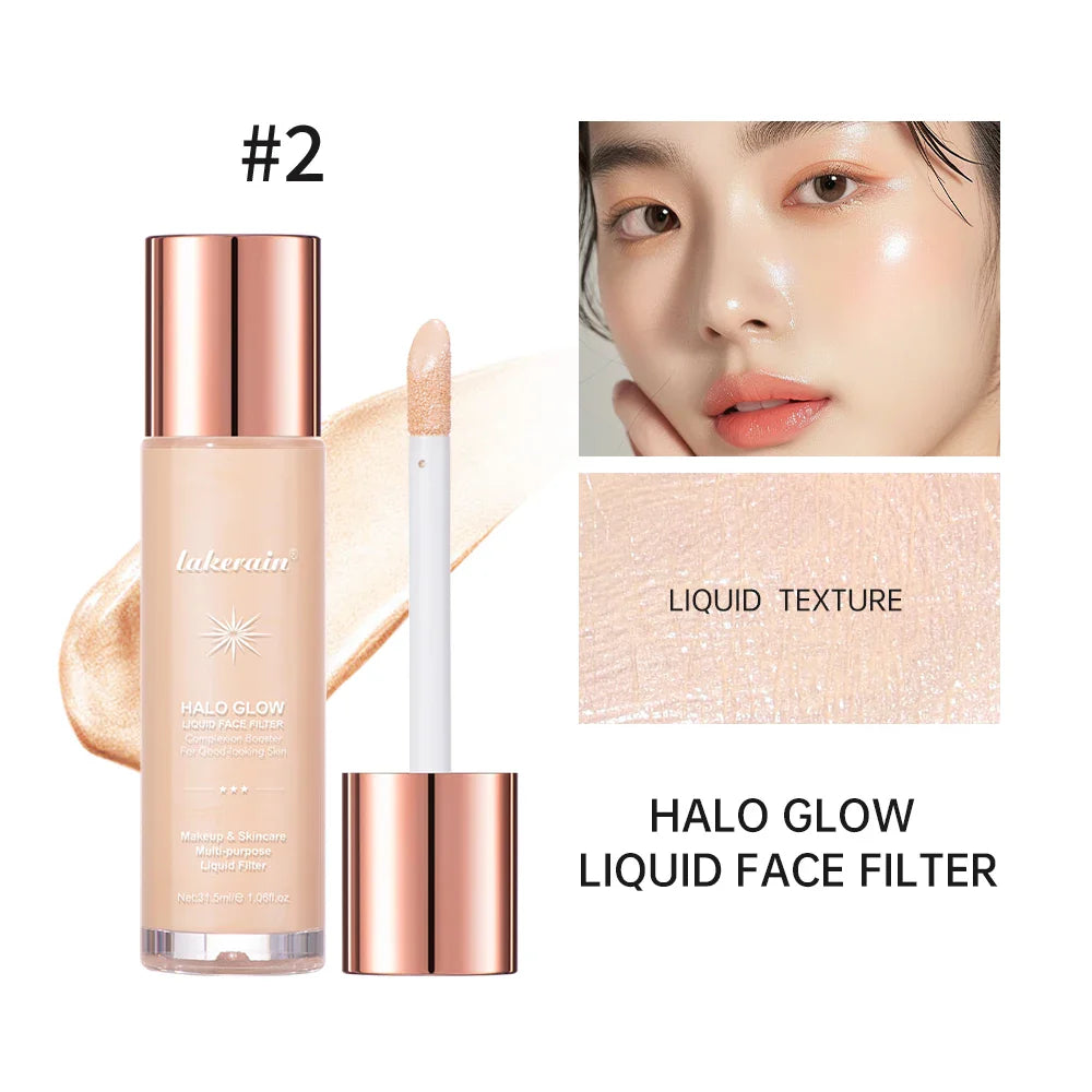 Halo Glow Liquid Highlighter – 8 Shades | Face & Body