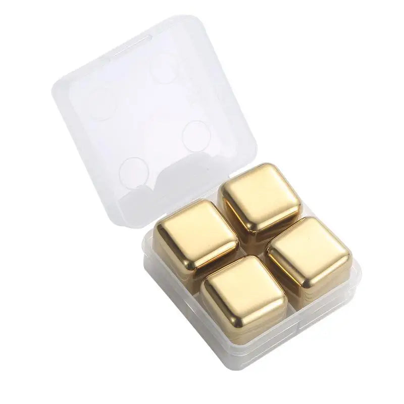 Stainless Steel Reusable Ice Cubes – Non-Diluting Bar Set