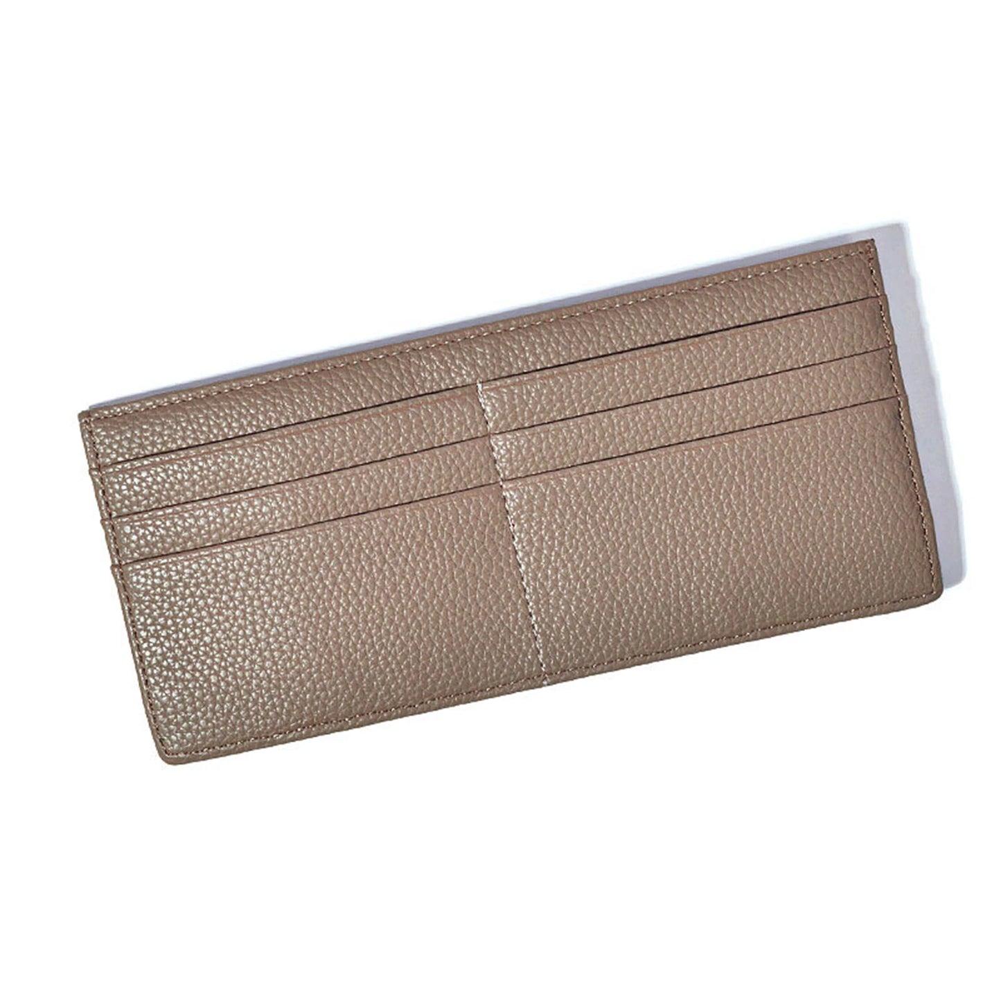 Women's Business Zipper Coin Pocket Wear-resistant Easy Portability Stylish Wallet for Home Office Travel Business Peaceful Pleasures Health and Wellness Khaki