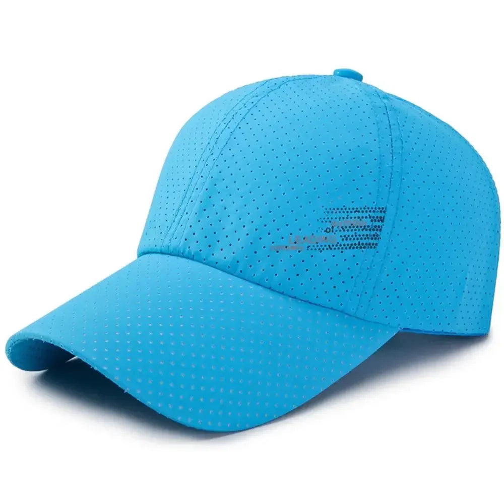 Adjustable Unisex Baseball Cap – Moisture-Wicking Quick-Dry Sun Hat