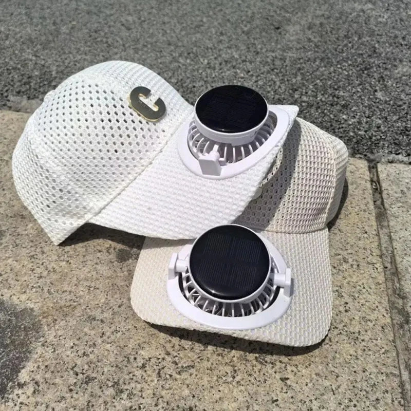 Sports breathable mesh sun protection hat solar charging hat outdoor fishing hat couple extended eave sun shading duckbill hat Peaceful Pleasures Health and Wellness