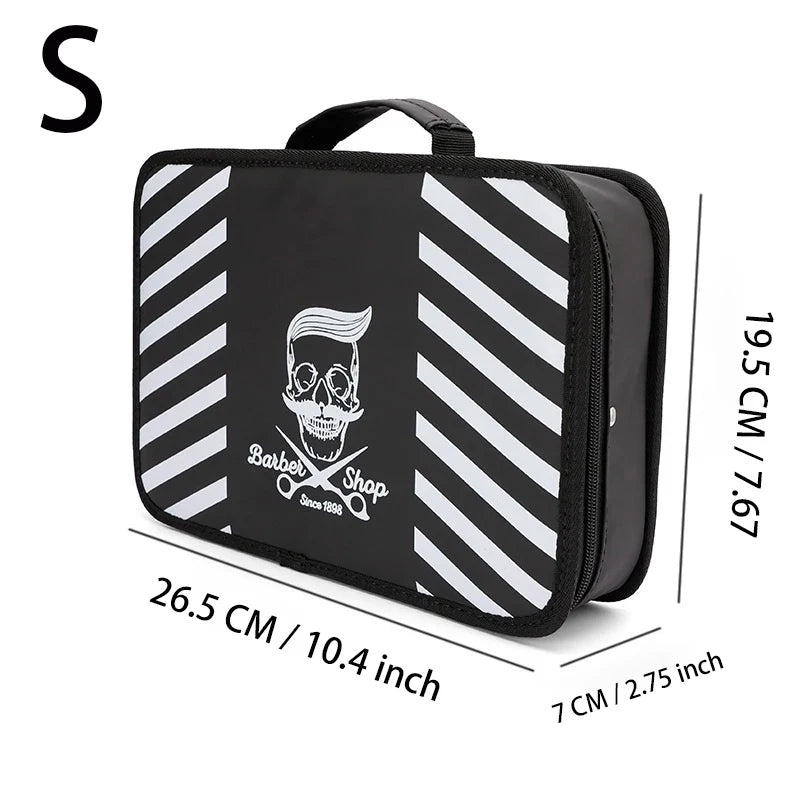 Barber Large Capacity Waterproof Storage Box Salon Beauty Hair Cutting Tools Case Salon Multifunctional Portable Suitcase Tools Peaceful Pleasures Health and Wellness S