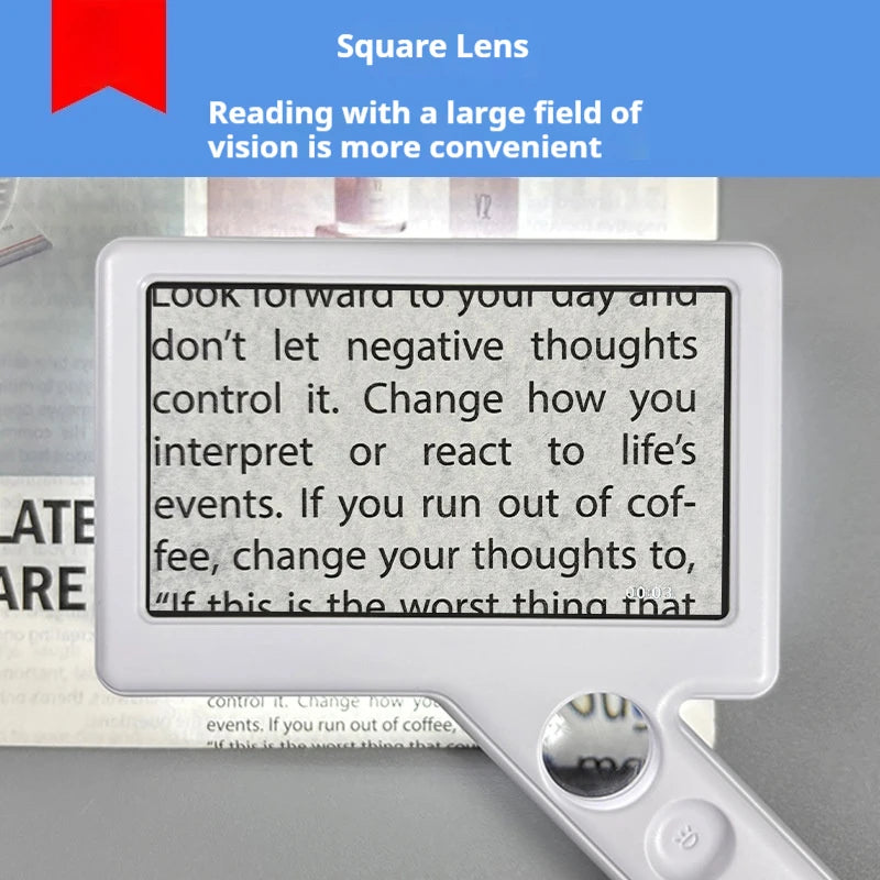 Hd Digital Video Magnifier for Low Vision Reading Aid Magnifier Electronic Reading Aid Tool with 10 Led Lgihts Peaceful Pleasures Health and Wellness