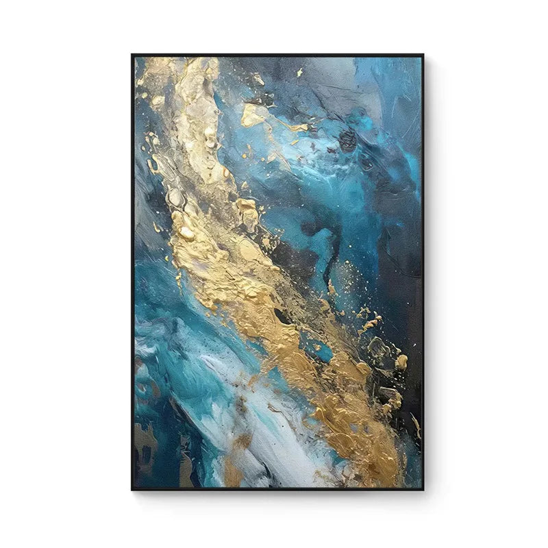 100% Hand Painted，Gold, Grey, Beige, Black ,Textured Painting, Acrylic Abstract Oil Painting, Wall Decor Living Room, Office Wal Peaceful Pleasures Health and Wellness Mode I 70x100cm
