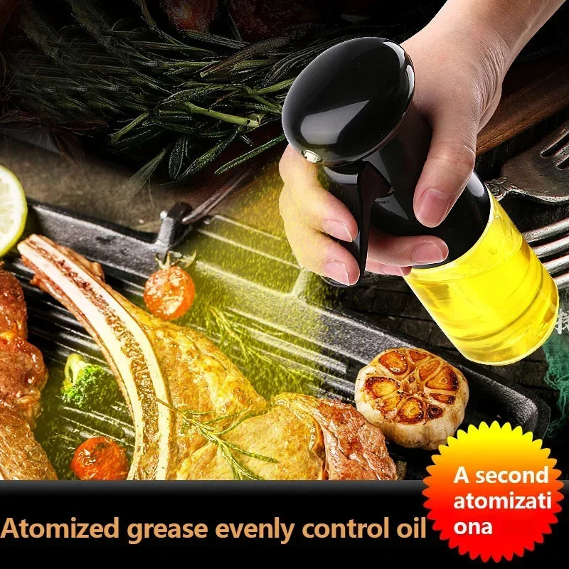 Kitchen Oil Spray Bottle – Transparent Leak-Proof Dispenser Oil Spray Bottle Peaceful Pleasures Health and Wellness
