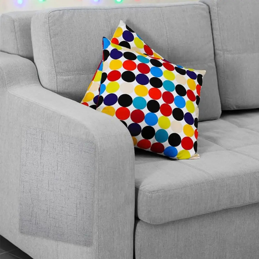 2PCS Durable Self-Adhesive Sofa Repair Patch Easy-to-Use Multi-Color Self-Adhesive Patch DIY Versatile Linen Fabric Patch Chair Peaceful Pleasures Health and Wellness
