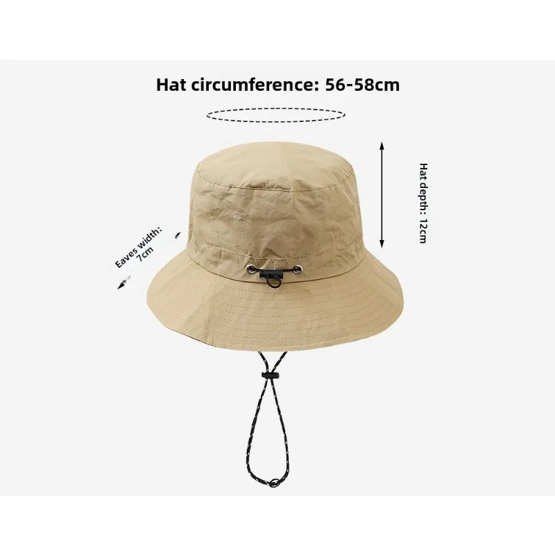 Waterproof Packable Bucket Sun Hat – Quick-Dry, Men & Women
