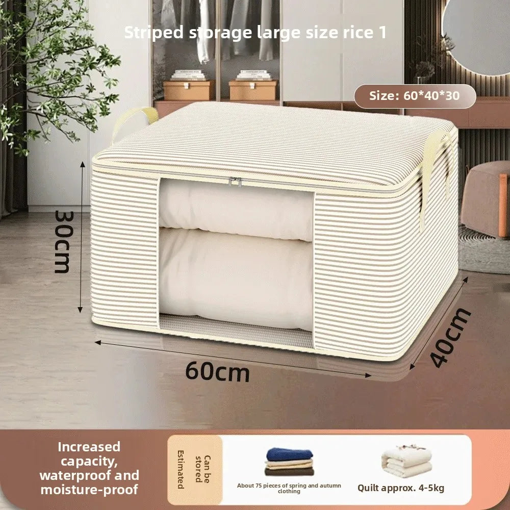 Large Comforter Storage Bag – Foldable Mothproof Organizer