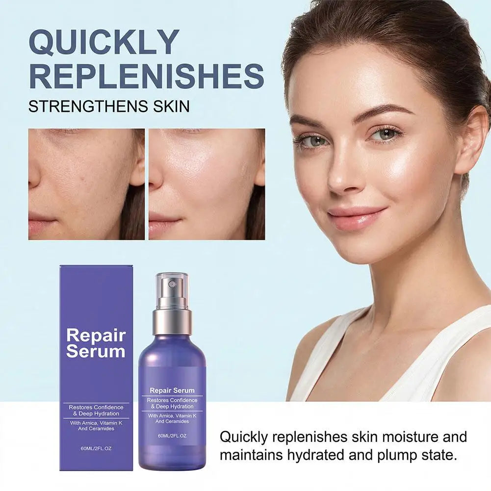 Ceramides Facial Repair Serum Deeply Moisturizing Skin Barrier Repair Lightens Dark Spots Brightens Dull Skin Hydrating Essence Peaceful Pleasures Health and Wellness