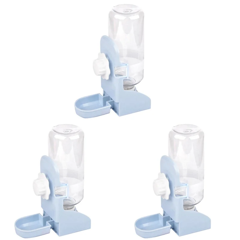 A36T-3X 500ML Pet Parrots Birds Drinker Pigeon Drinking Water Feeder Bowl Cat Dog Cage Hanging Water Dispenser Device Peaceful Pleasures Health and Wellness