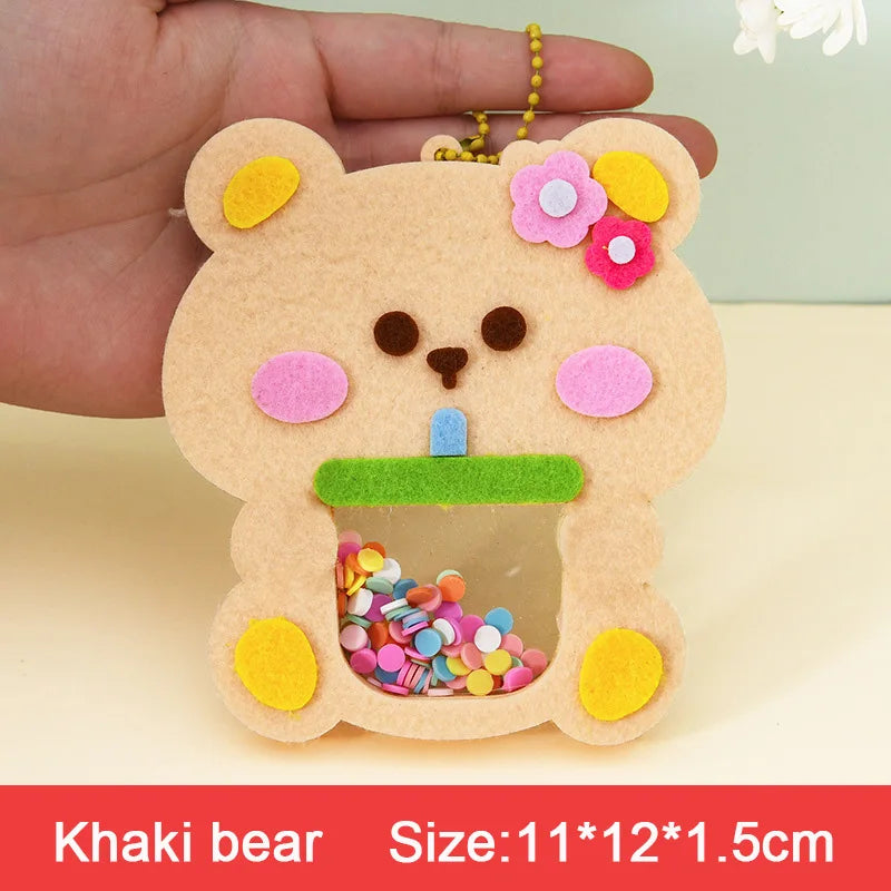 Creative Sequin Shaker Halloween Animal Pendant Handmade Craft