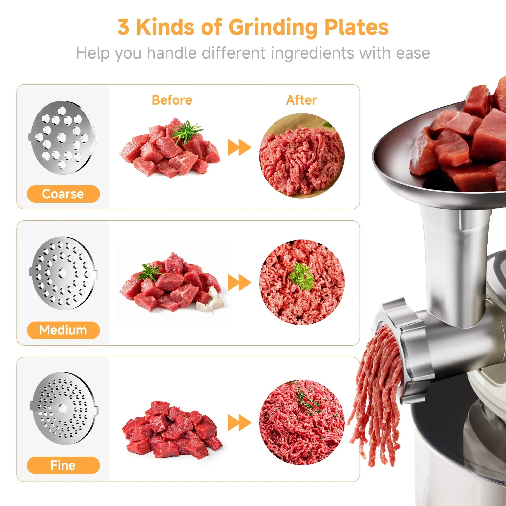 BioloMix 7L Stand Mixer – 1200W DC Motor, 11 Speeds, Dough Hook & Meat Grinder Kitchen Appliance Peaceful Pleasures Health and Wellness