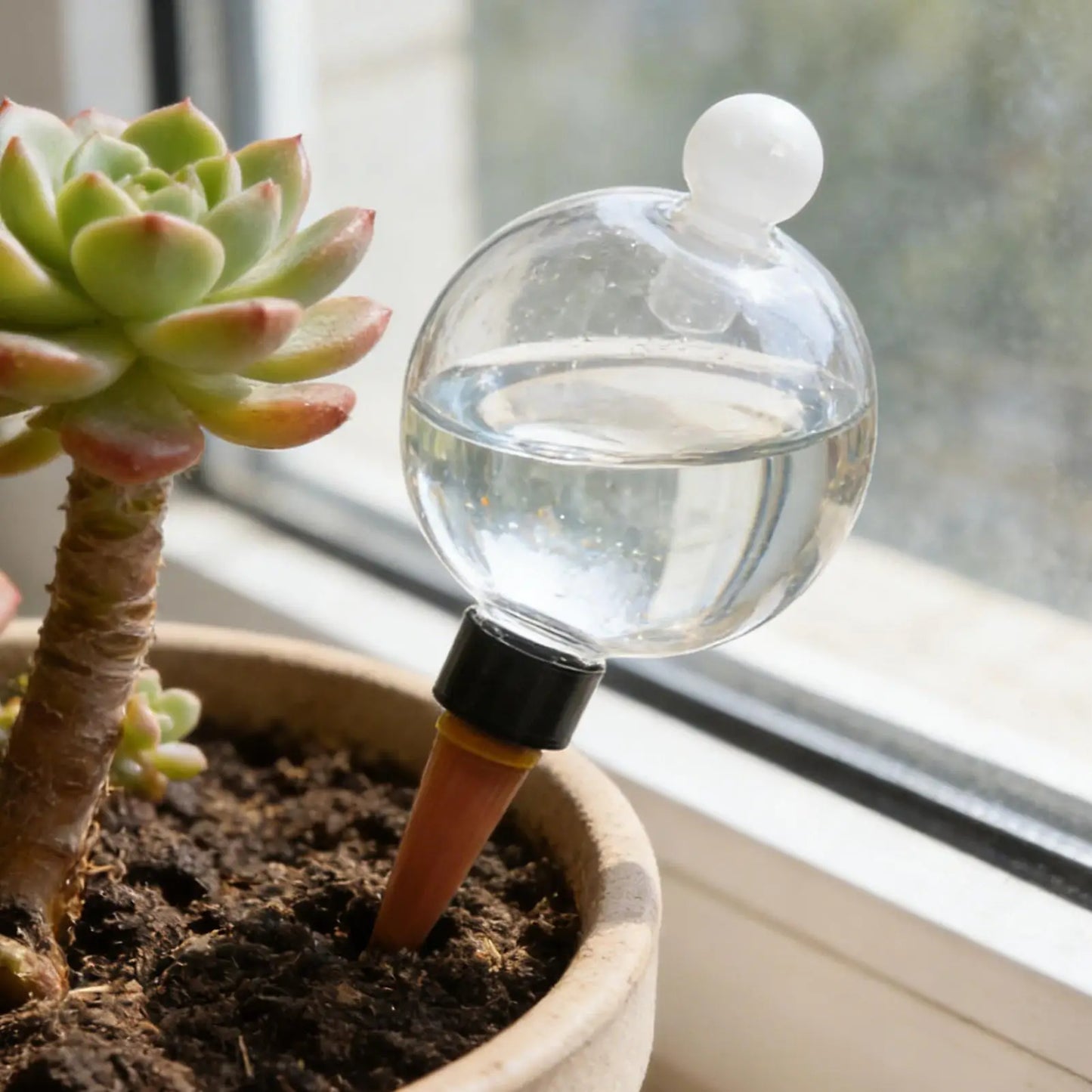 4-Pack Self-Watering Globes 500ml | Auto Drip Plant Bulbs
