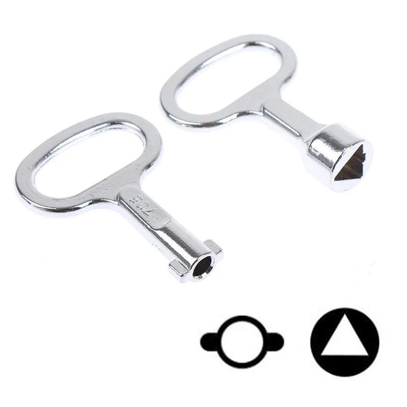 Multifunctional Triangular Key Socket Key Wrench For Electric Cabinets Wrench Panel Lock Metro Train Elevator Door Key Lock Peaceful Pleasures Health and Wellness