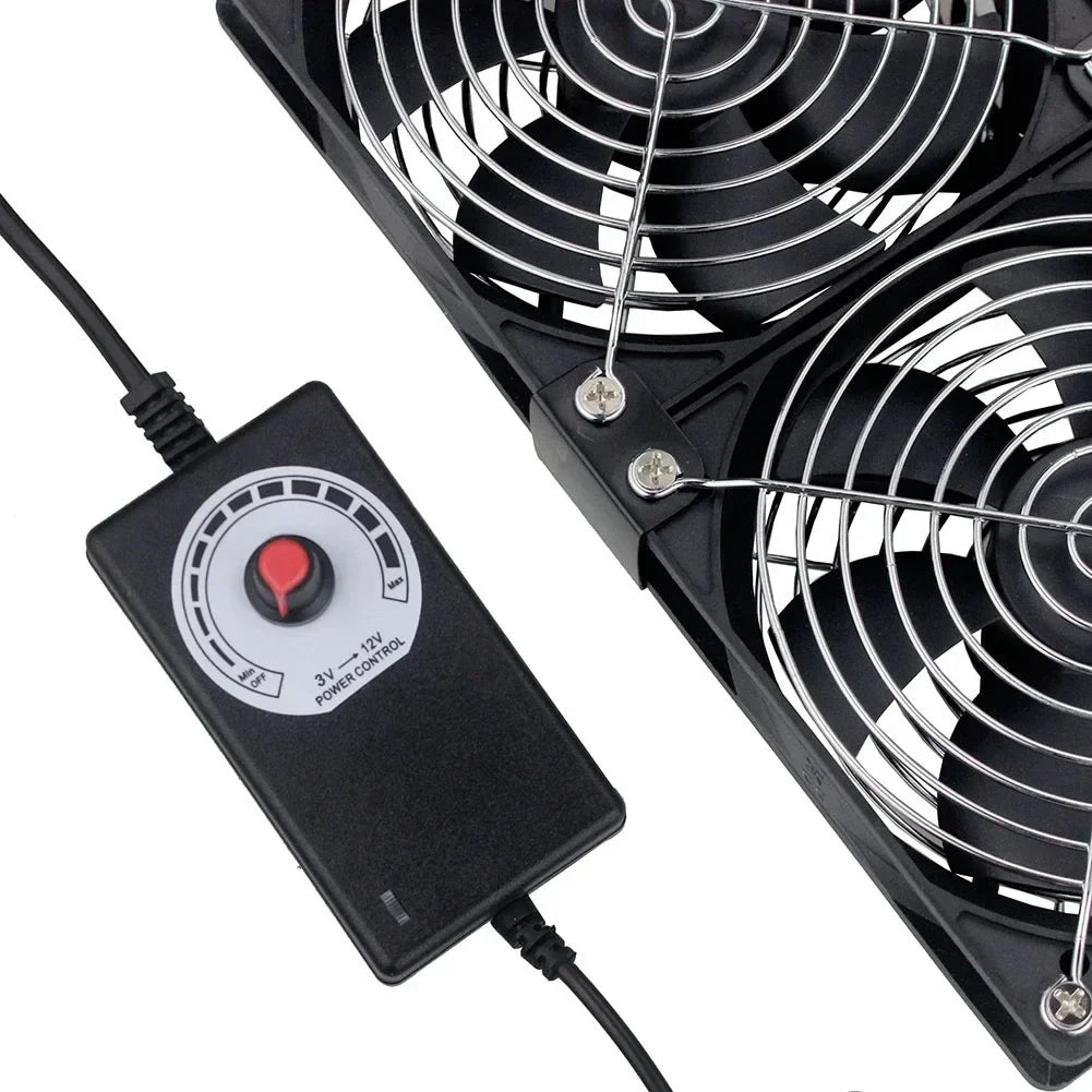 HOMEFISH 220V Exhaust Fan with Remote Control | 120mm Ventilation Cooling Fan Peaceful Pleasures Health and Wellness