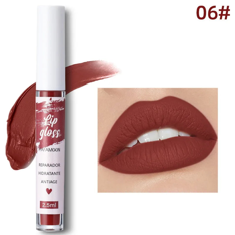 Korean Matte Liquid Lipstick – Waterproof Long-Lasting Lip Glaze