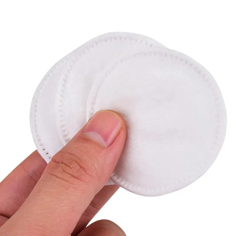 100-Pack Cotton Rounds – Soft Makeup Remover & Nail Cleaning Pads