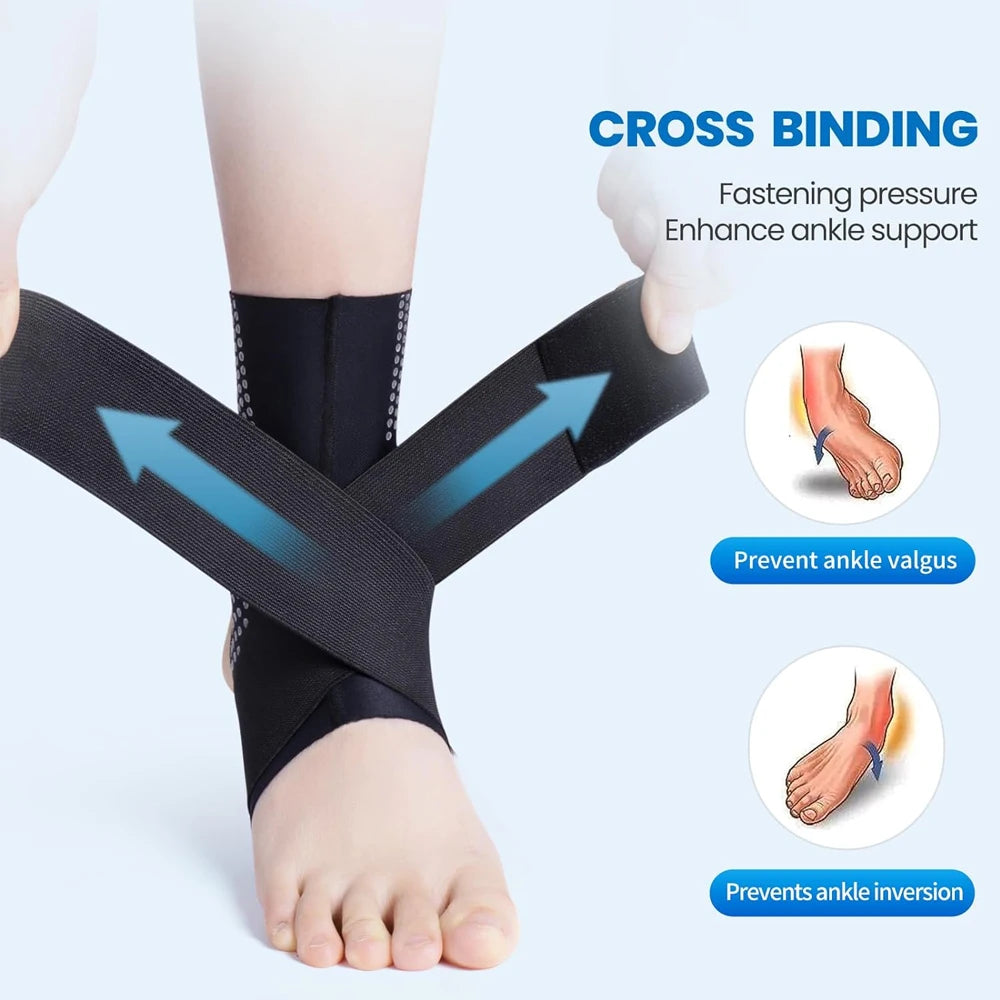 WEFITON Ankle Brace Compression Support – Sprain & Pain Relief Ankle Brace Support Peaceful Pleasures Health and Wellness