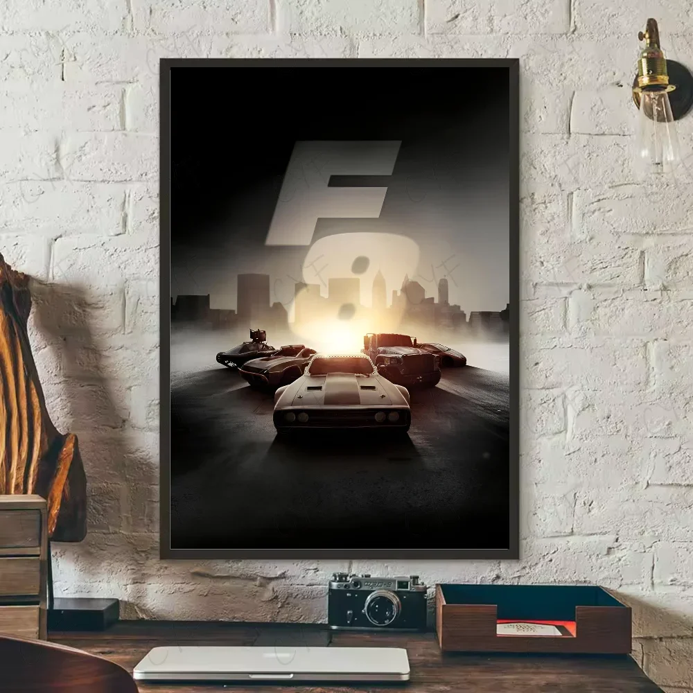 Poster classic movie F-Fast and Furious Poster HD art sticky wall waterproof home living room bedroom bar aesthetic decor Peaceful Pleasures Health and Wellness