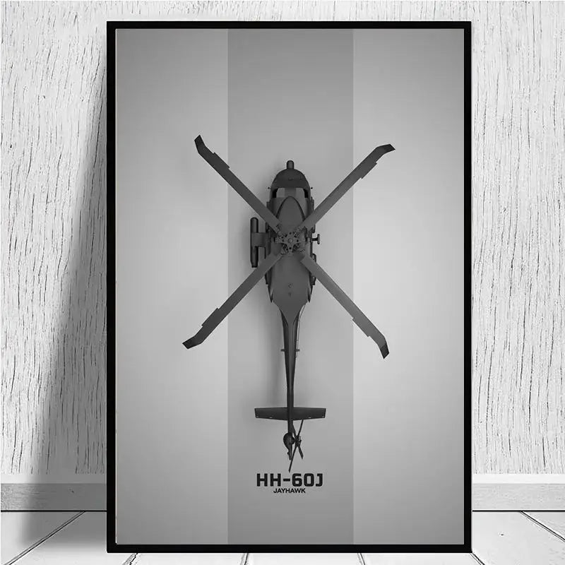 Military Aircraft Canvas Wall Art – F-22 Raptor, Rafale Poster