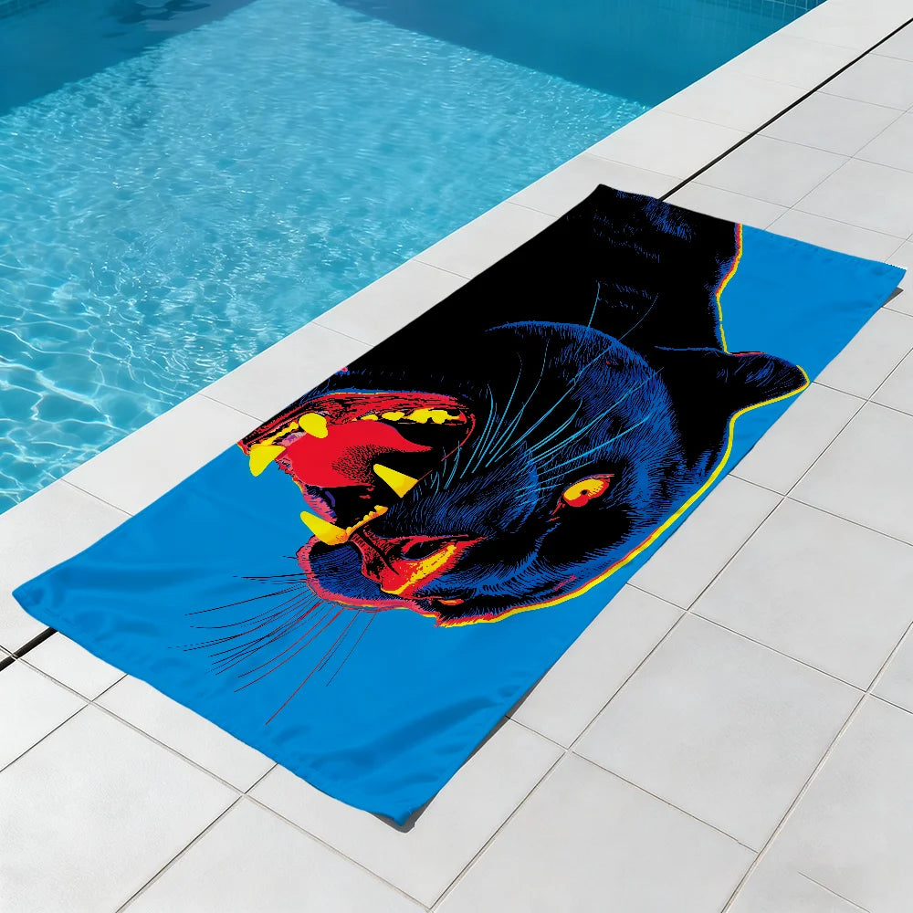 Quick-Dry Beach Towel | Soft Pool, Gym & Travel Towel Quick-Dry Beach Towel Peaceful Pleasures Health and Wellness