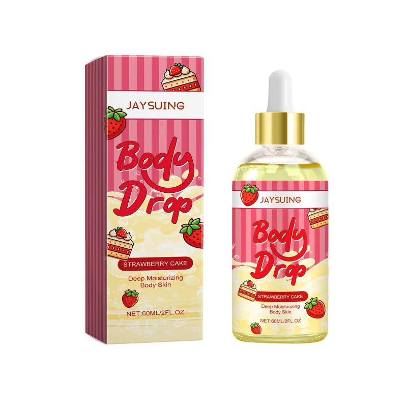 Coconut Body Oil for Long-Lasting Hydration and Care Peaceful Pleasures Health and Wellness 60ml Strawberry