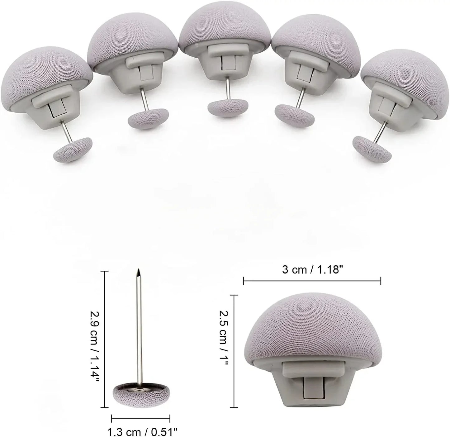Mushroom Duvet Clips Anti-Slip Quilt Holder Buckles 4/8 Pcs
