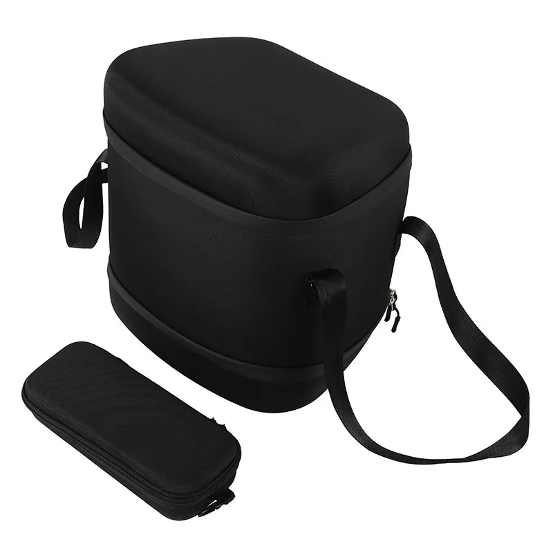 Portable Carrying Organizer Bag For Partybox Encore2 Speaker With Shoulder Strap And Microphone Bag Speaker Storage Accessory Peaceful Pleasures Health and Wellness black