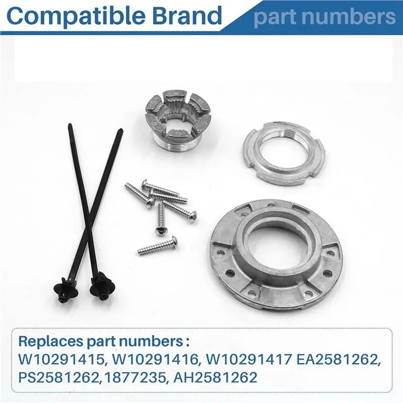 A36T-5X W10324651 Washer Basket Drive Hub Kit -W10291416, W10291417, PS2581262 - Durable Repair For Quiet Peaceful Pleasures Health and Wellness