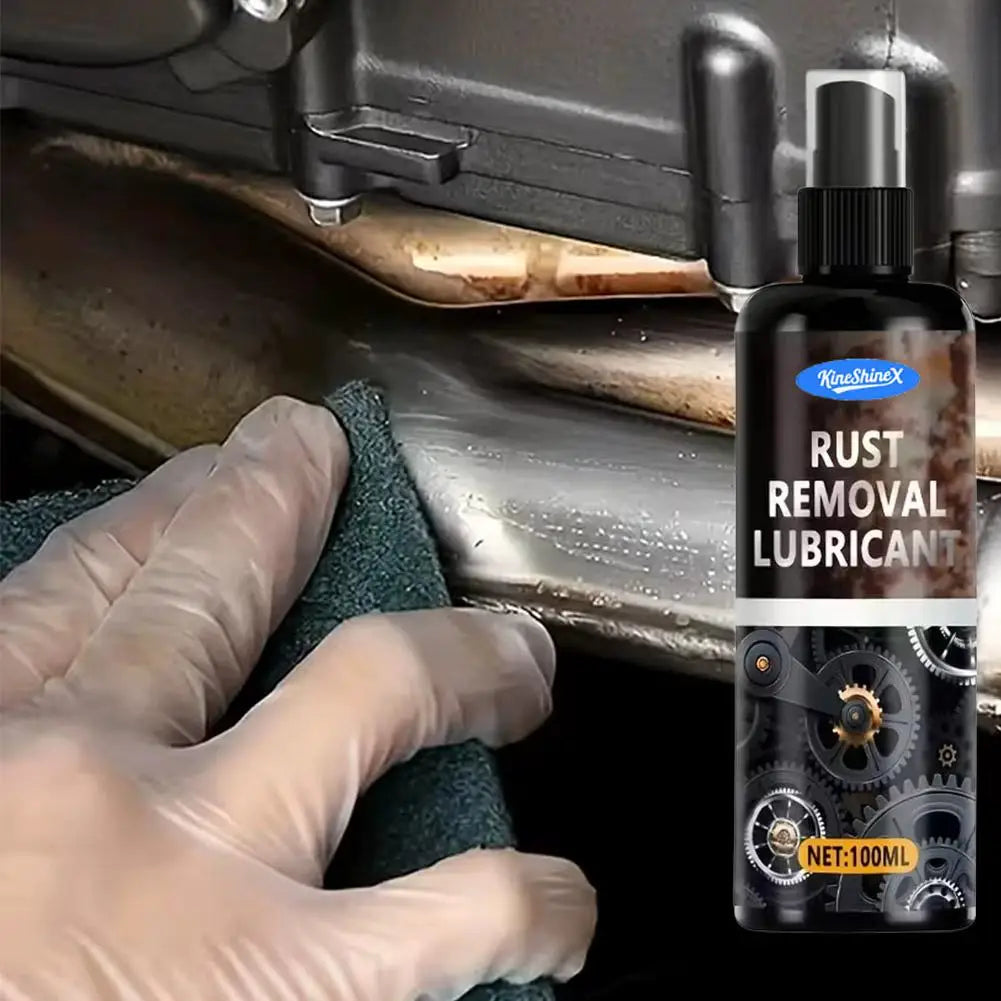 100ml + Sponge Automotive car rust remover cleaner, Automobile anti-rust lubricant, Automotive car rust remover cleaner Peaceful Pleasures Health and Wellness
