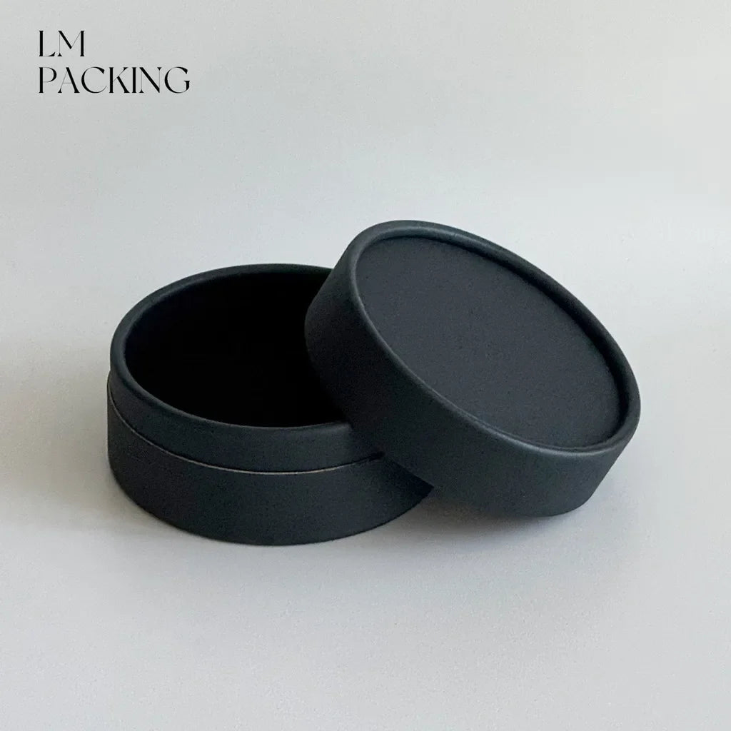 Round Minimalist Jewelry Box | Elegant Paper Gift Box