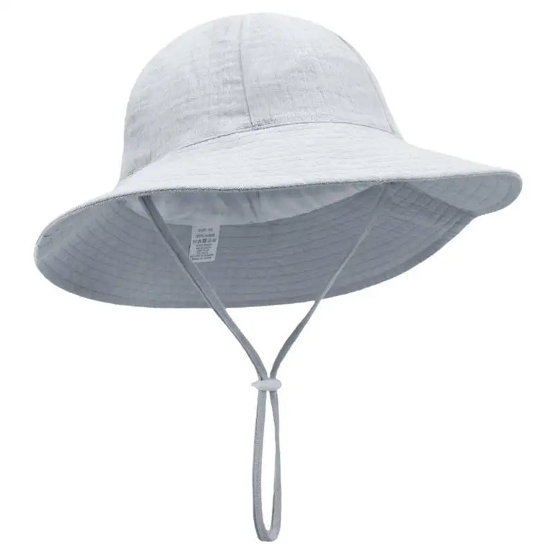 Baby Cotton Bucket Sun Hat UPF50+ | Infant Boys & Girls 6-12M