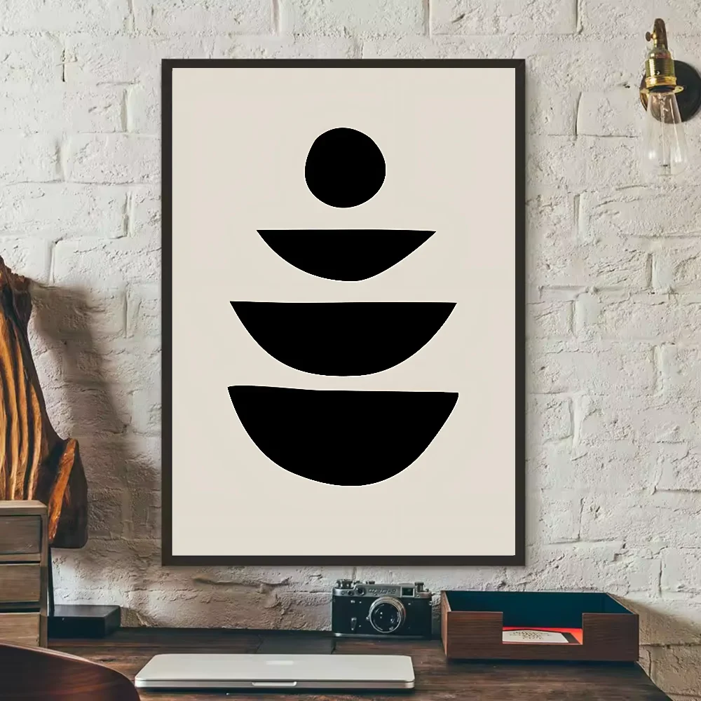 Abstract Bohemian Wall Art Poster | Waterproof PVC Home Decor Wall Art Poster Peaceful Pleasures Health and Wellness z25 50X70cmNoframe