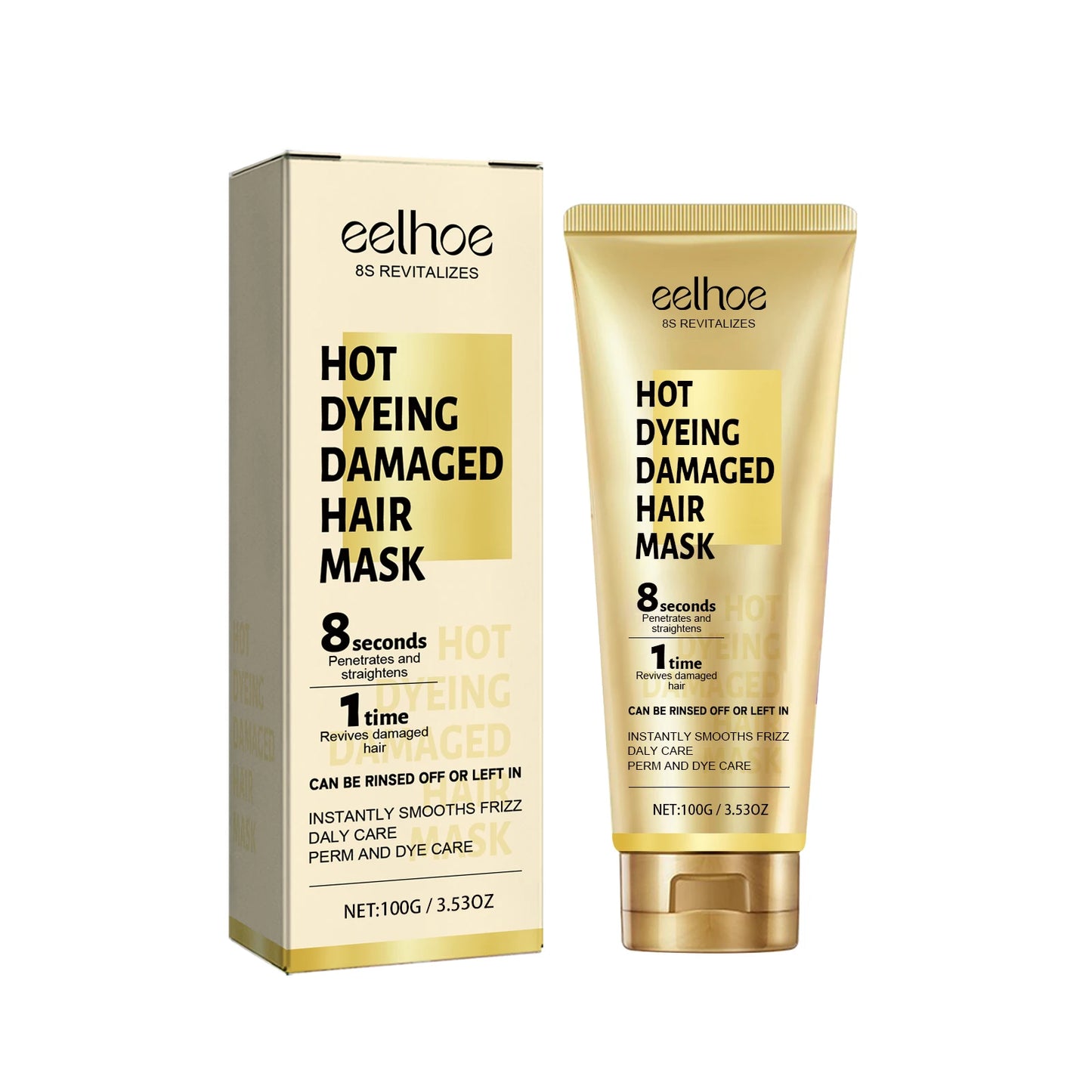 Eelhoe Keratin Hair Cream – Repair Frizz & Damaged Hair 100g Keratin Hair Mask Peaceful Pleasures Health and Wellness 100g Boxed