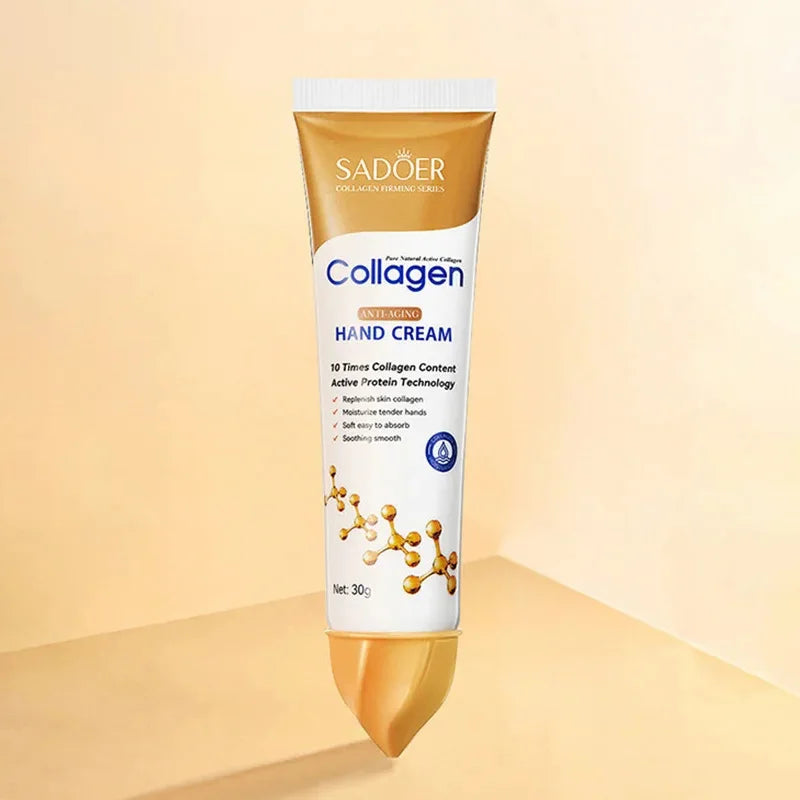 SADOER Collagen Hand Cream – Moisturizing, Firming & Brightening