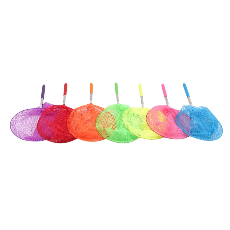 Retractable Fishing Nets Insect Butterfly Dragonfly Net Outdoor Portable Fishing Net Children Fun Game Fishing Toy Peaceful Pleasures Health and Wellness