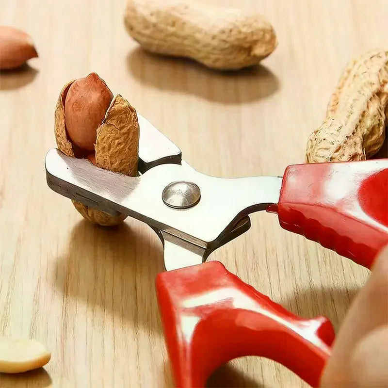 Stainless Steel Pistachio & Nut Cracker Sheller Pliers Nut Cracker Tool Peaceful Pleasures Health and Wellness