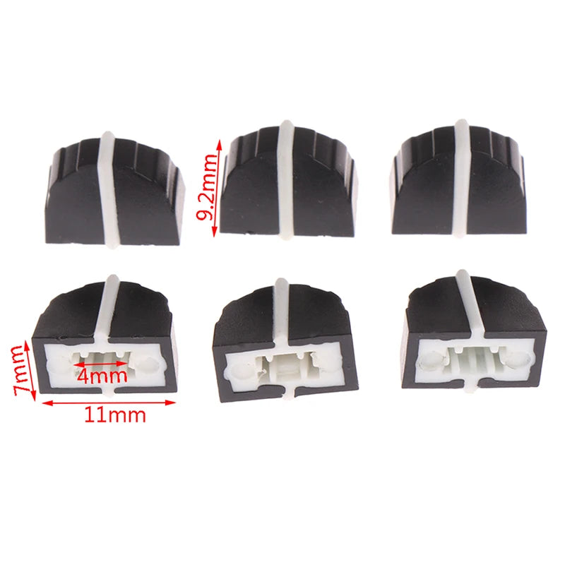 10pcs DBX2231 Equalizer Fader Cap 11MMX9MM Hole 4MM Potentiometer Fader Knob Cap Peaceful Pleasures Health and Wellness